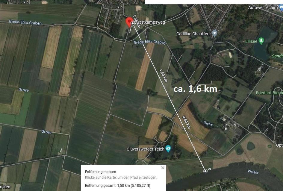 Ferienwohnung Fuer 4 Personen In Bester Lage Ca. 15 Km Von Bremen City 아힘 외부 사진